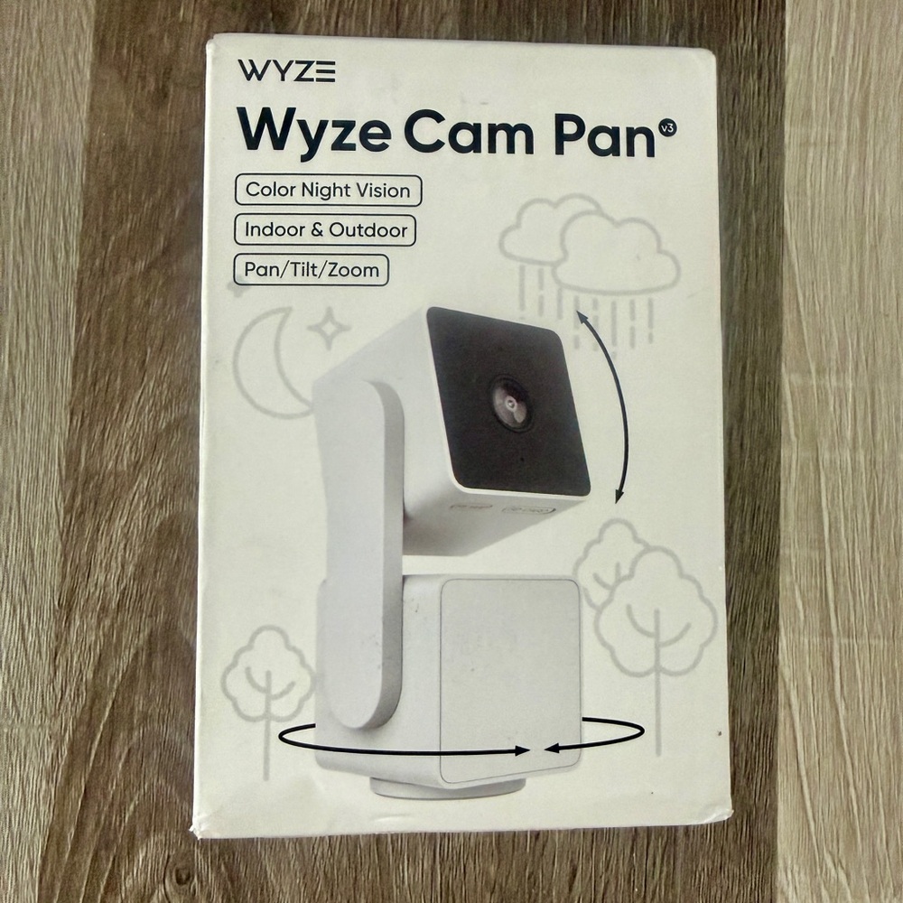 Wyze Cam Pan3  Indoor Outdoor Camera Sealed NEW in box. Night color vision